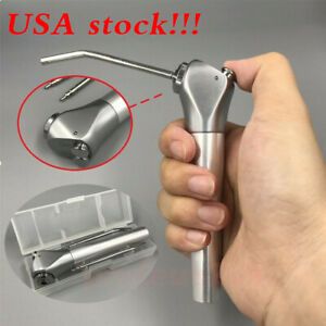 Dental Air Water Spray Triple Syringe 3 Way Handpiece w/ 2 Nozzles Tips Tubes A