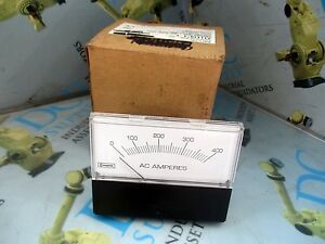 CROMPTON 363-02AA-LSSC-C6 0-400AC AMPERES METER NIB