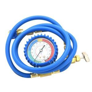 A/C R134A Refrigerant Recharge Hose Low Pressure Gauge Easy Opener Car Air CE4Q5