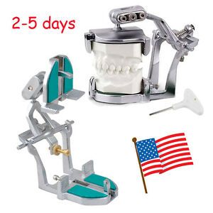 US SHIP Dentist Adjustable Magnetic Articulator Dental Lab Equipment full mouth