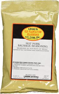 A.C. Legg INC Hot Pork Sausage Seasoning
