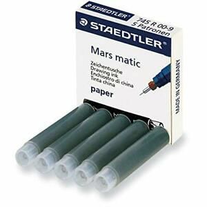 Staedtler Mars Matic Paper 745 Drawing Ink Cartridges Box of 5 From Japan #mj9