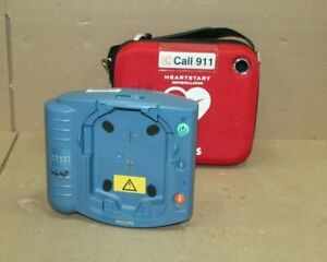Philips HeartStart HS1 Onsite Defibrillator M5066A w/ Case No Battery -Descr.