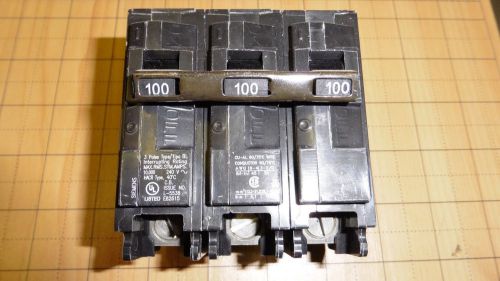 Brand new siemens b3100 circuit breaker 3pole 100amp 240v type bl for sale