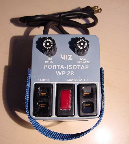 VIZ Porta-Isotap WP-28 Isolation Transformer