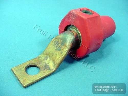 Leviton red 16 series cam female terminal offset taper nose 400a 600v 16f22-r for sale