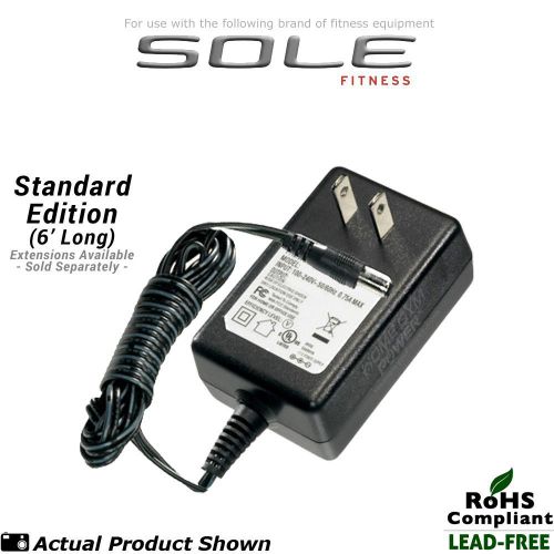 Sole Fitness E25 Elliptical AC Adapter For 2006-2010 Models (STND)