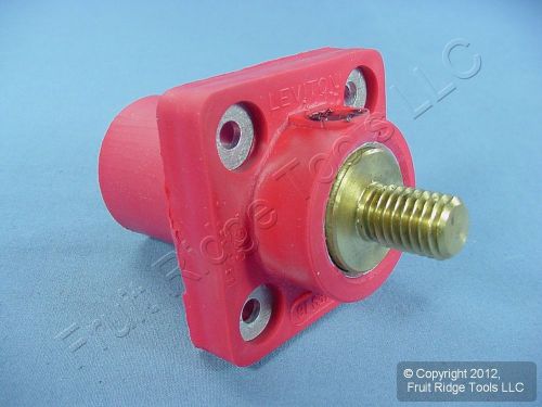 New leviton red cam plug panel receptacle 16 series mounting plate 400a 16r23-r for sale