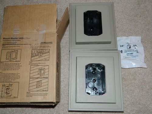 Lot of 4 boxes, mid-america vinyl electrical block set of 2ea, 7&#034;x8&#034;, 008cl for sale