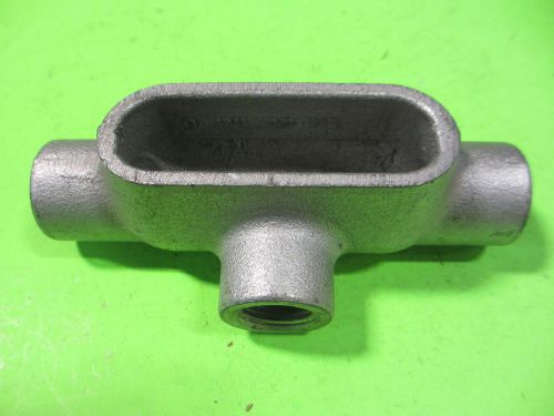 Crouse hinds #t17 1/2&#034; form 7 conduit outlet body (lot of 3) for sale