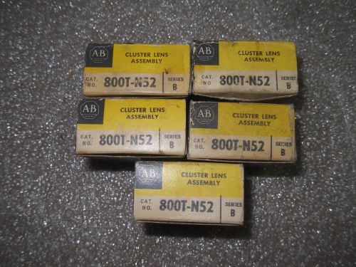 (n1-2-1) 1 lot of 5 new allen bradley 800t-n52 cap cluster light caps for sale
