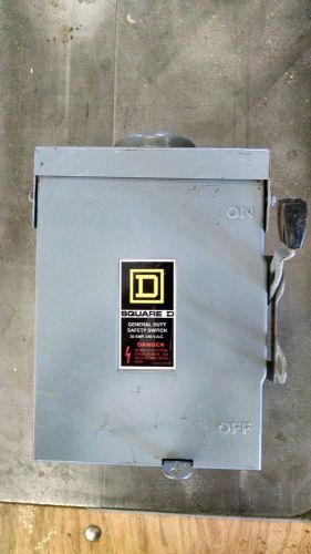 Square d d321nrb 30 amp 240v disconnect safety switch for sale