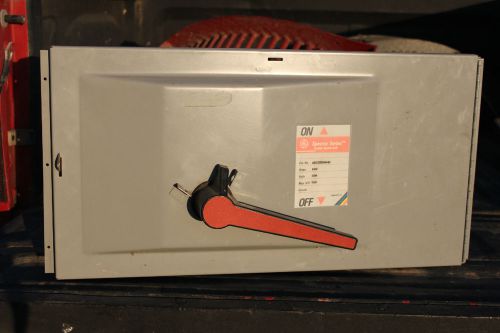 Ge spectra ads36600hb 600 amp 600v 500 horsepower bussway disconnect for sale