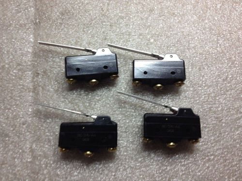 (n1-3-2) 4 microswitch be2rva4 snap action basic switches for sale