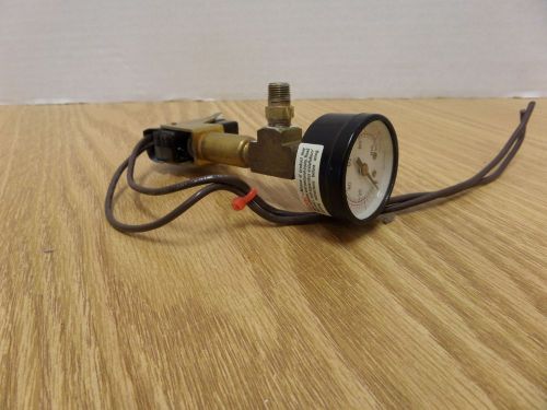 United Electric J40 Skeleton Pressure Switch With Gauge
