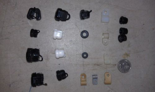 5aa43 set of 20 assorted electrical grommets, good condition for sale