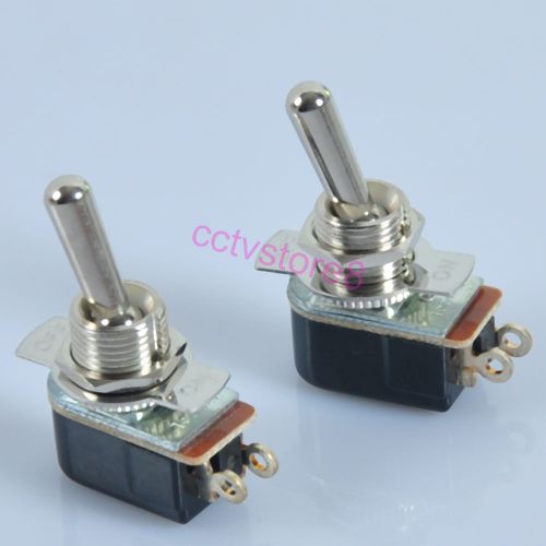 2pcs Toggle Switch SPST ON-OFF For Guitar Tube Amp Power Standby Audio HIFI