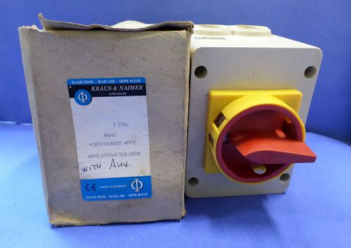 Kraus &amp; naimer rotary switch  kg41 k301/usa001 nib for sale