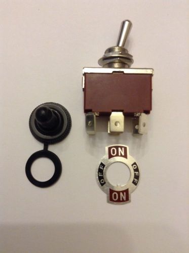 30 Amp DPDT 3 Position On-Off-On Toggle Switch / 6 Blades