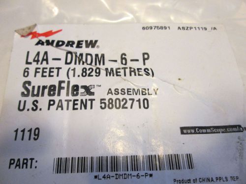 Lot of 5  Andrew  L4A -Sureflex Jumpers LDF4-50A  ( 6, 10, 15, 18 and 20 feet)