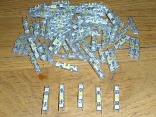 TYCO AMP PICABOND YELLOW ELECTRICAL CONNECTORS #61292-2 LOT OF 50