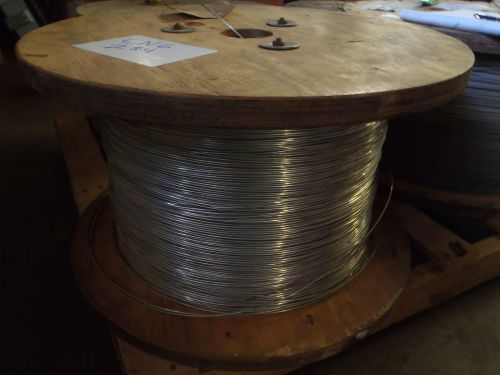 Solid aluminum #12 awg ground bare uncoated wire 8,000 feet continuous roll new! for sale