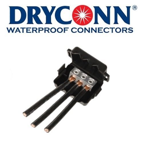 (3) Dryconn DB Power Connect Waterproof Connectors 98105 - NEW