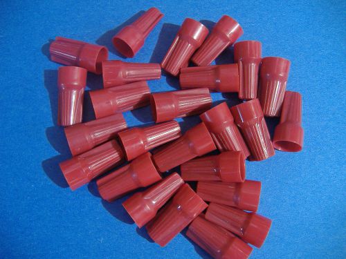 LOT OF 25 GARDNER BENDER RED PROFESSIONAL UNI-LOK WIRE CONNECTORS  MADE IN USA