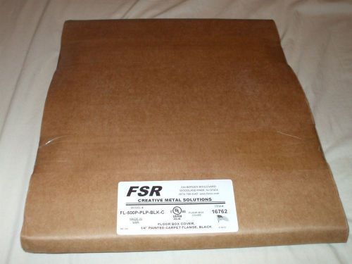 FSR Floor Box Cover fl-500p-plp-blk-c