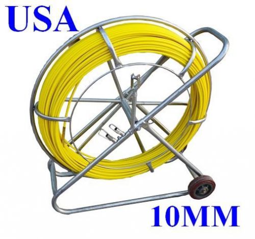 Fish tape electric reel wire cable running rod duct rodder fishtape puller 10mm for sale