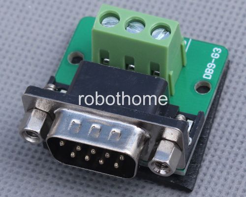 Db9-g3 db9 nut type connector 3pin male adapter trustworthy rs232 to terminal for sale