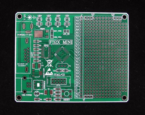 C8051 Development Board kit PCB for C8051F320 PCB for C8051