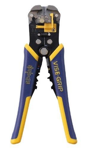 Irwin 8-Inch Self-Adjusting Wire Stripper with ProTouch Grips Electrical/Wires