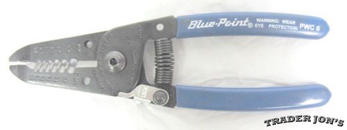 Blue point bluepoint pwc6 copper wire stripper cutter made in usa hand tool blue for sale