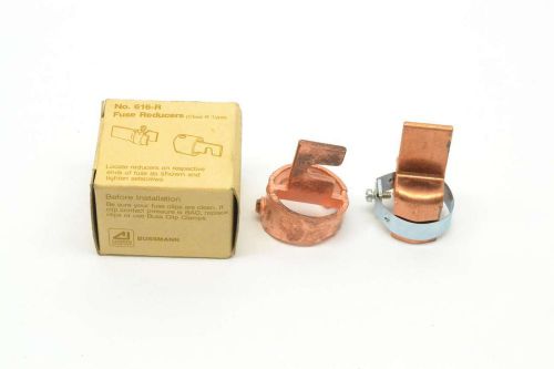 New bussmann 616-r 1 pair fit 100a clip reducer 35-60a amp 600v-ac fuse b425950 for sale
