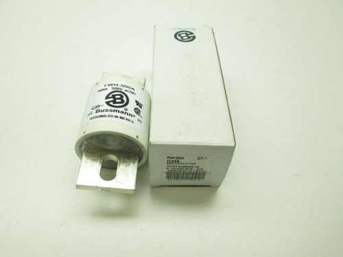 New bussmann fwh-500a semiconductor 500a amp 500v-ac fuse d402867 for sale