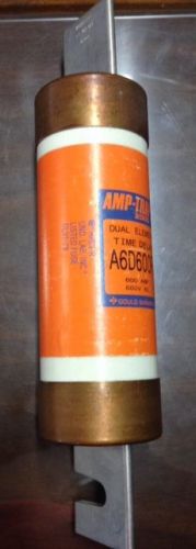 Gould shawmut amp-trap a6d600r fuses 600a 600v for sale
