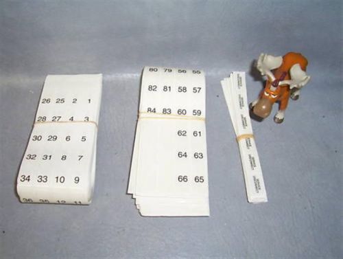 Numerical Labels 1-83 and Service Disconnect Labels  Lot of 138