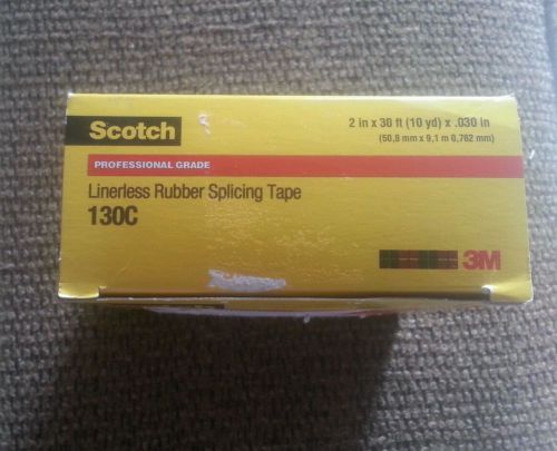 New scotch linerless rubber splicing tape 130c 2&#034; x 30&#039; for sale
