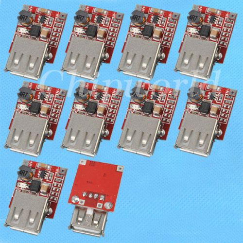10pcs DC-DC Converter Step Up Boost Module 3V to 5V 1A USB Charger for MP3/MP4