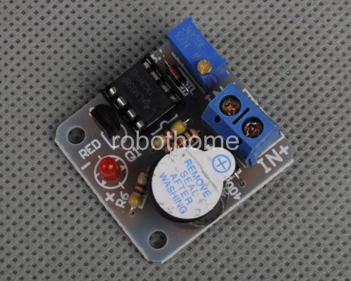 9v accumulator sound light alarm buzzer prevent over discharge control brand new for sale