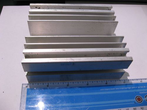 Large aluminum heat-sink extrusion 4-13/16 x 4 x 1-3/4 lwh power amplifier for sale