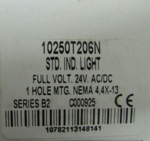 EATON CUTLER HAMMER Indicating Pilot Light 10250T 206N 24 V