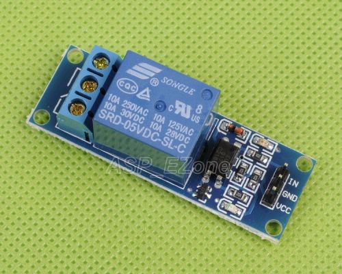 5V 1-Channel Relay Module with Optocoupler High Level Triger for Arduino New