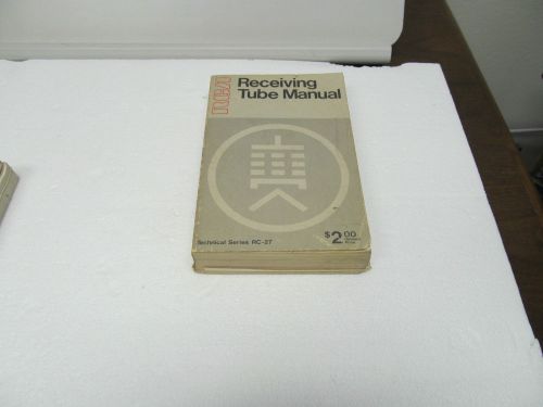 Rca receiving tube manual, rc-27, includes industrial  tubes, 2/70, 672 pages for sale
