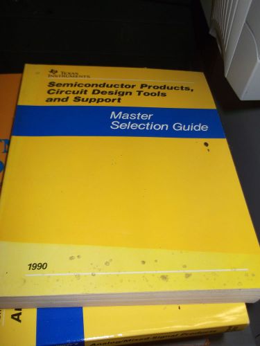 TI Databook SEMICONDUCTOR PRODUCTS DESIGN TOOLS 1990 FAMILY