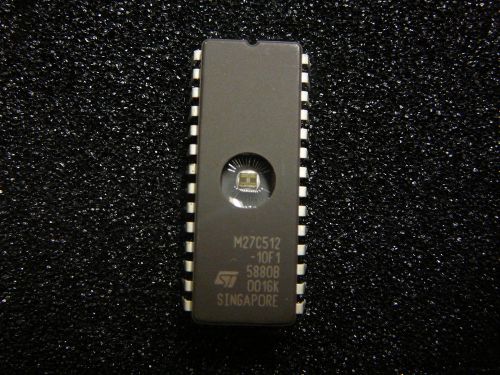 ST MICRO Programmable Flash IC DIP28 M27C512-10FI  **NEW** 1/PKG