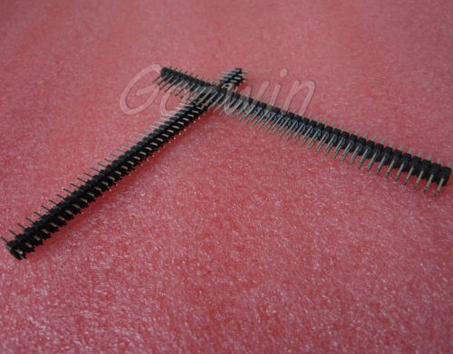 30pcs 2.54mm 2 x 40 pin male double row pin header strip new high quality for sale