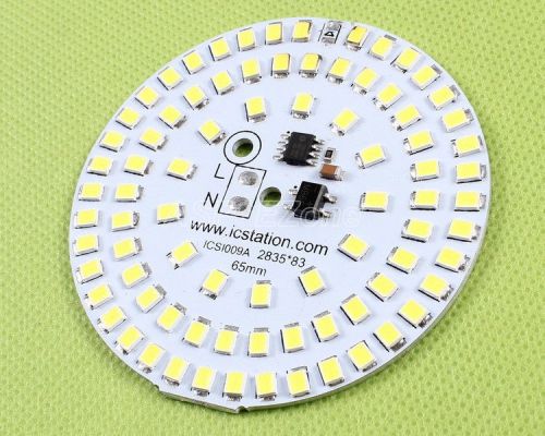 12W 2835Pure White LED Light Emitting Diode SMD 220V 65mm