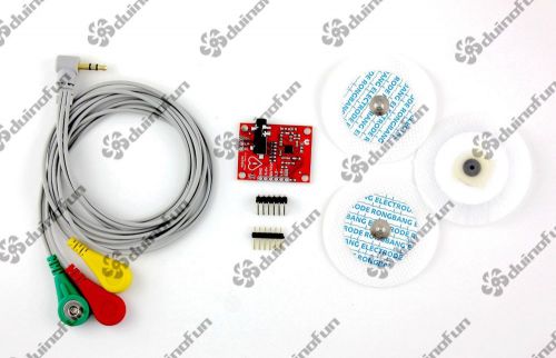 Single Lead AD8232 Heart Rate Monitor Kit  Arduino Compatible